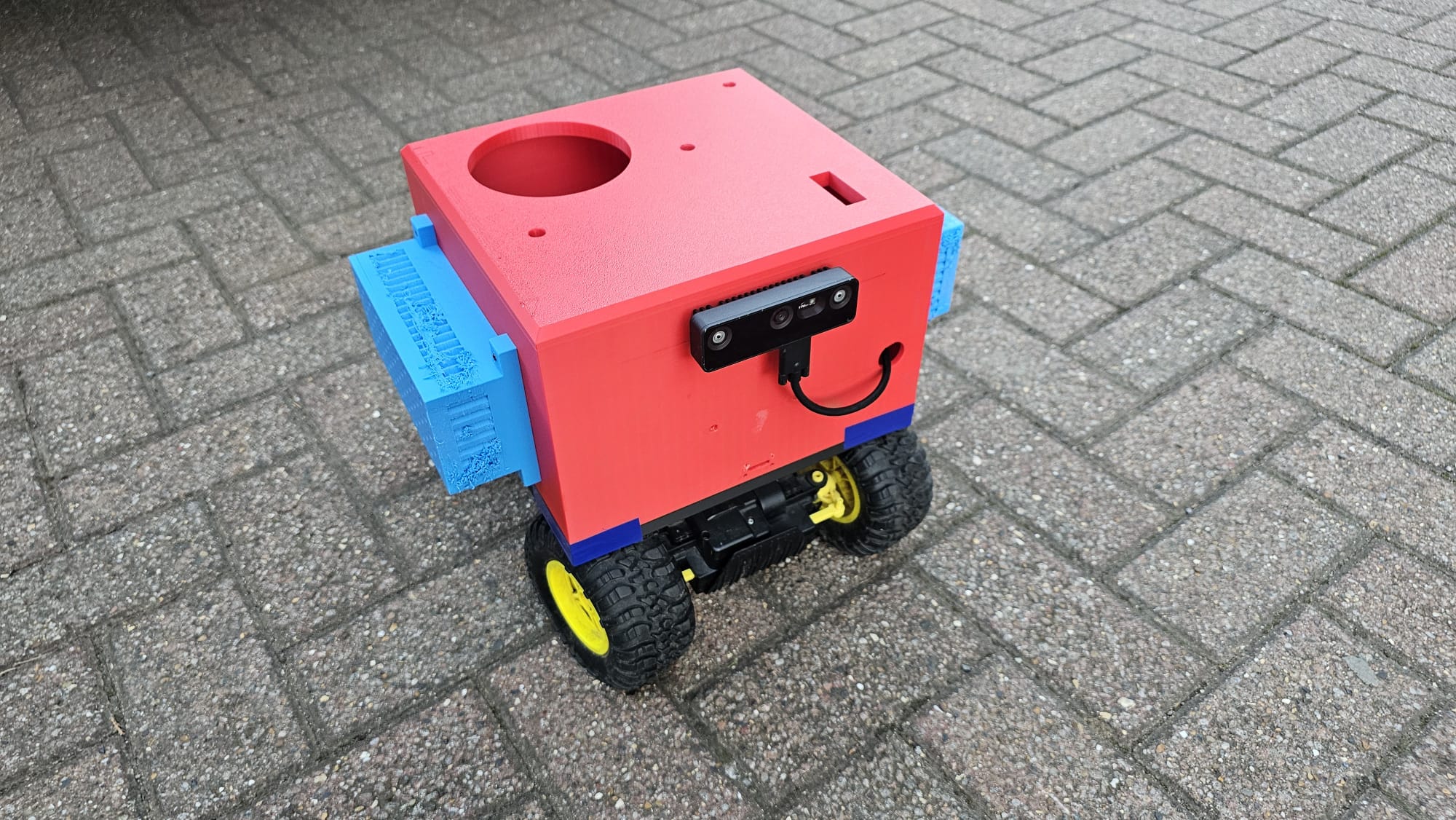 Human-following Ackermann v2 robot